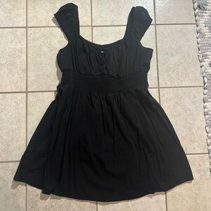 Old Navy Black Gathered Top